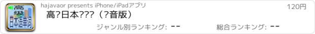 おすすめアプリ 高级日本语单词（发音版）