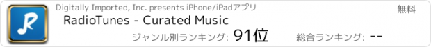 おすすめアプリ RadioTunes - Curated Music