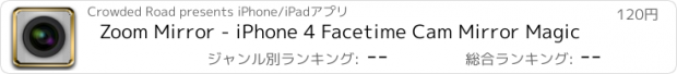 おすすめアプリ Zoom Mirror - iPhone 4 Facetime Cam Mirror Magic