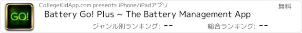 おすすめアプリ Battery Go! Plus ~ The Battery Management App