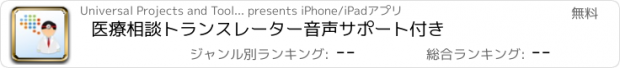 おすすめアプリ 医療相談トランスレーター　音声サポート付き