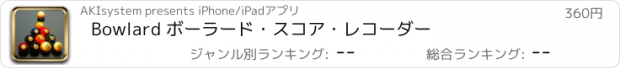 おすすめアプリ Bowlard ボーラード・スコア・レコーダー