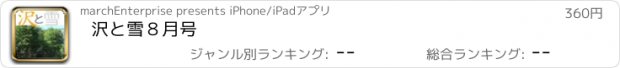 おすすめアプリ 沢と雪８月号