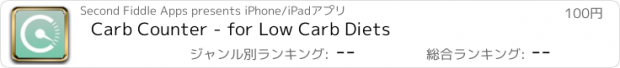 おすすめアプリ Carb Counter - for Low Carb Diets
