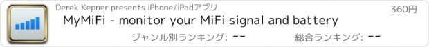 おすすめアプリ MyMiFi - monitor your MiFi signal and battery