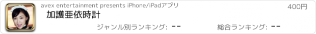 おすすめアプリ 加護亜依時計