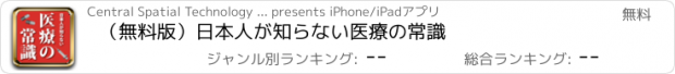 おすすめアプリ （無料版）日本人が知らない　医療の常識