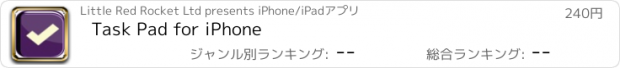 おすすめアプリ Task Pad for iPhone