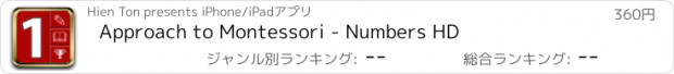 おすすめアプリ Approach to Montessori - Numbers HD