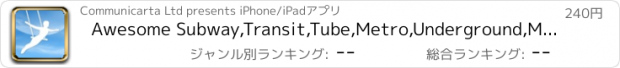 おすすめアプリ Awesome Subway,Transit,Tube,Metro,Underground,MRT&MTR Maps:Trapeze