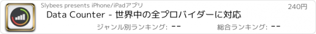 おすすめアプリ Data Counter - 世界中の全プロバイダーに対応