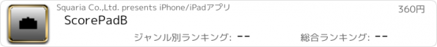 おすすめアプリ ScorePadB