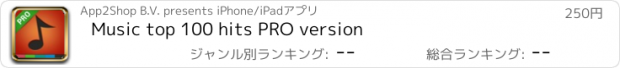 おすすめアプリ Music top 100 hits PRO version