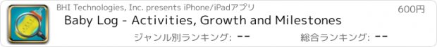 おすすめアプリ Baby Log - Activities, Growth and Milestones