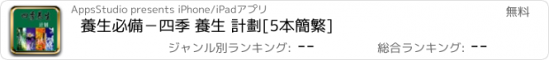 おすすめアプリ 養生必備－四季 養生 計劃[5本簡繁]