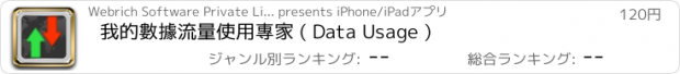 おすすめアプリ 我的數據流量使用專家 ( Data Usage )