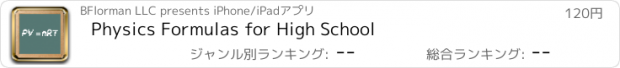 おすすめアプリ Physics Formulas for High School