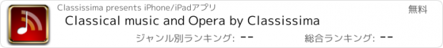 おすすめアプリ Classical music and Opera by Classissima