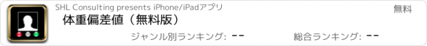 おすすめアプリ 体重偏差値（無料版）