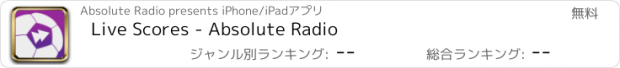 おすすめアプリ Live Scores - Absolute Radio