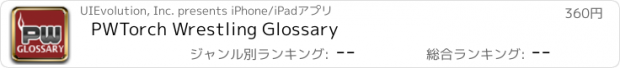 おすすめアプリ PWTorch Wrestling Glossary