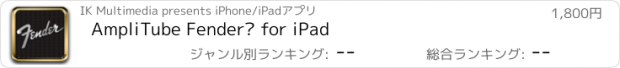 おすすめアプリ AmpliTube Fender™ for iPad