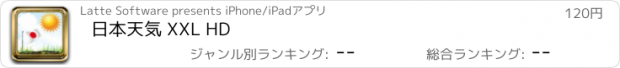おすすめアプリ 日本天気 XXL HD