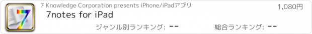 おすすめアプリ 7notes for iPad