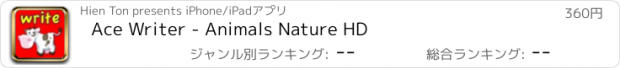 おすすめアプリ Ace Writer - Animals Nature HD