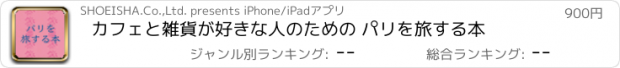 おすすめアプリ カフェと雑貨が好きな人のための パリを旅する本