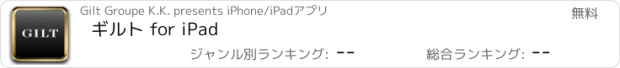 おすすめアプリ ギルト for iPad