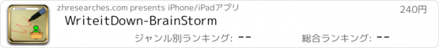 おすすめアプリ WriteitDown-BrainStorm