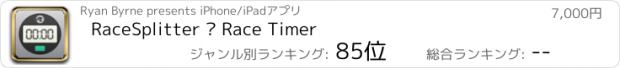 おすすめアプリ RaceSplitter — Race Timer