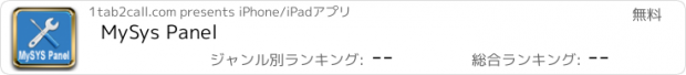 おすすめアプリ MySys Panel