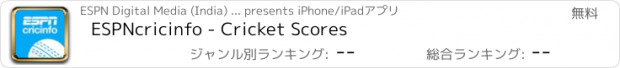 おすすめアプリ ESPNcricinfo - Cricket Scores