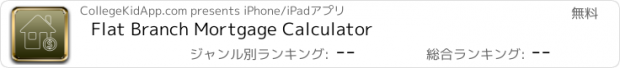 おすすめアプリ Flat Branch Mortgage Calculator