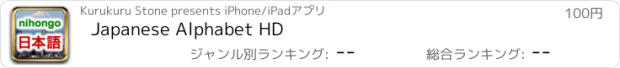 おすすめアプリ Japanese Alphabet HD