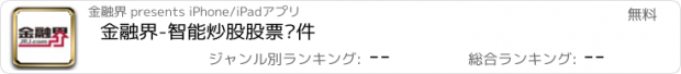 おすすめアプリ 金融界-智能炒股股票软件