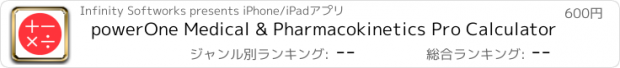 おすすめアプリ powerOne Medical & Pharmacokinetics Pro Calculator