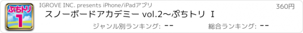 おすすめアプリ スノーボードアカデミー vol.2～ぷちトリ Ｉ