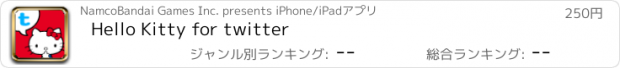 おすすめアプリ Hello Kitty for twitter