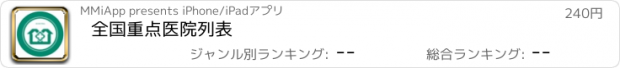 おすすめアプリ 全国重点医院列表