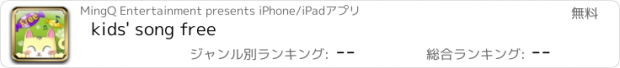おすすめアプリ kids' song free