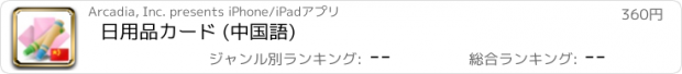 おすすめアプリ 日用品カード (中国語)