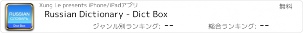 おすすめアプリ Russian Dictionary - Dict Box