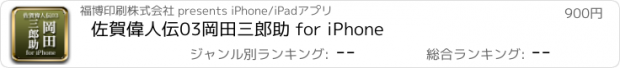 おすすめアプリ 佐賀偉人伝03　岡田三郎助 for iPhone