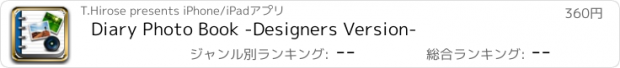 おすすめアプリ Diary Photo Book -Designers Version-