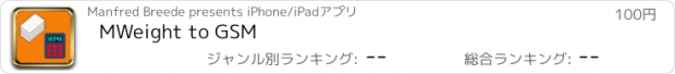 おすすめアプリ MWeight to GSM