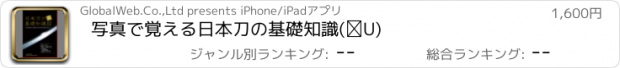 おすすめアプリ 写真で覚える日本刀の基礎知識(Ⅱ)