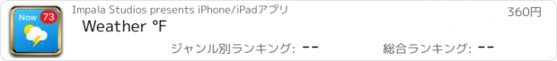 おすすめアプリ Weather °F